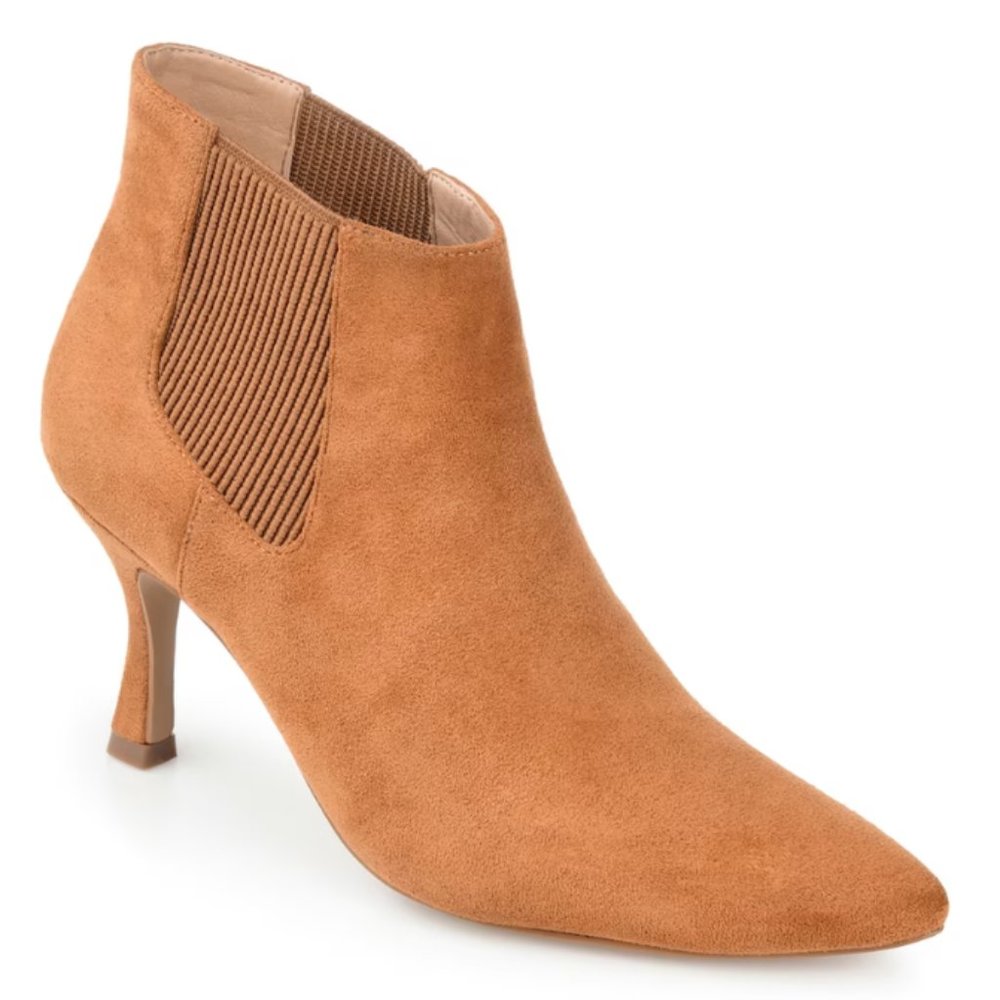 JOURNEE COLLECTION WOMENS ELITTA COGNAC 7M